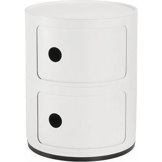 Kartell Componibili White Matt Opbevaringsskab 32x40cm