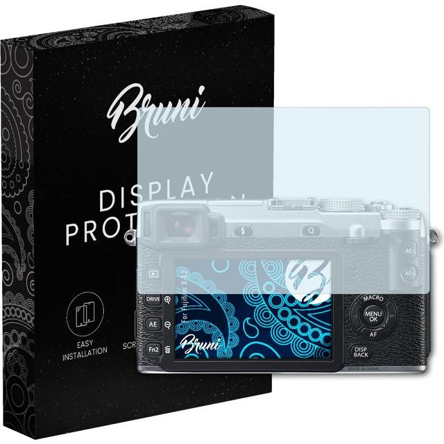 Bruni 2x protective film for fujifilm x-e2 screen protector screen protection