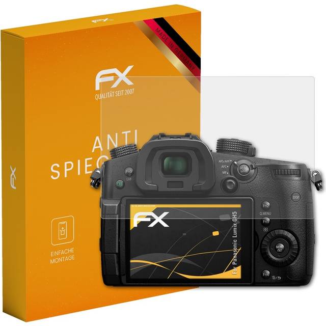 Atfolix 3x Screen Protection Film For Panasonic Lumix Gh5 Matt&shockproof