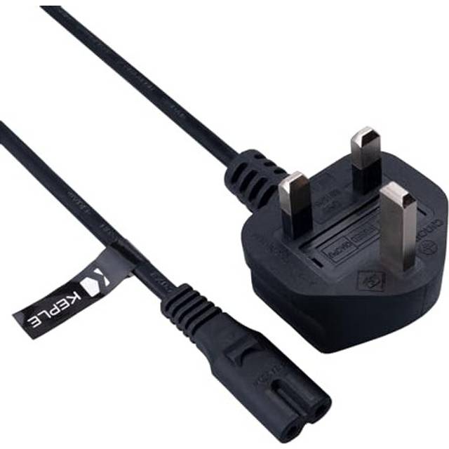 2 Pin Mains Power Lead Fig Figure 8 Cable Compatible with PS4 PS5 Xbox Samsung Toshiba Panasonic JVC Philips LG Sharp Sony TV Canon Pixma HP Brother