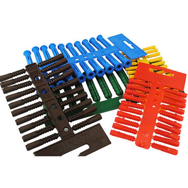Linic Uk Made Diy Screw Fixing Plastic Rawl Wall Plugs 5,6,8,10,12mm. S7191