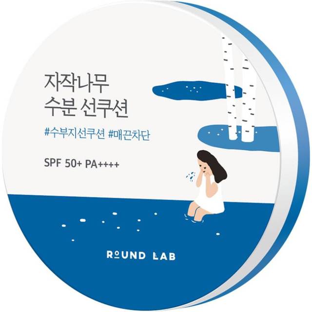 ROUND LAB Birch Juice Moisturizing Sun Cushion SPF 50+ PA++++ 15g