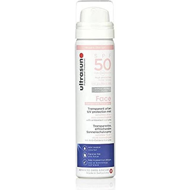 ultrasun Ultrasun 50spf UV Face & Scalp Mist, Clear, 75ml