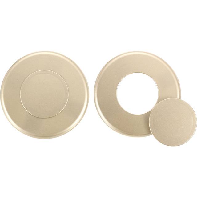 2pcs Pipe Wall Covers 51mm/2 Id Round Removable Hole-free Hole Cover, Gold