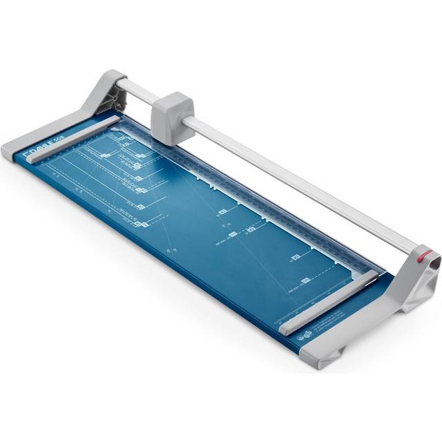 Dahle 508 DIN A3 Self-Sharpening Paper Trimmer Guillotine with Safety Cutting Protection, Blue