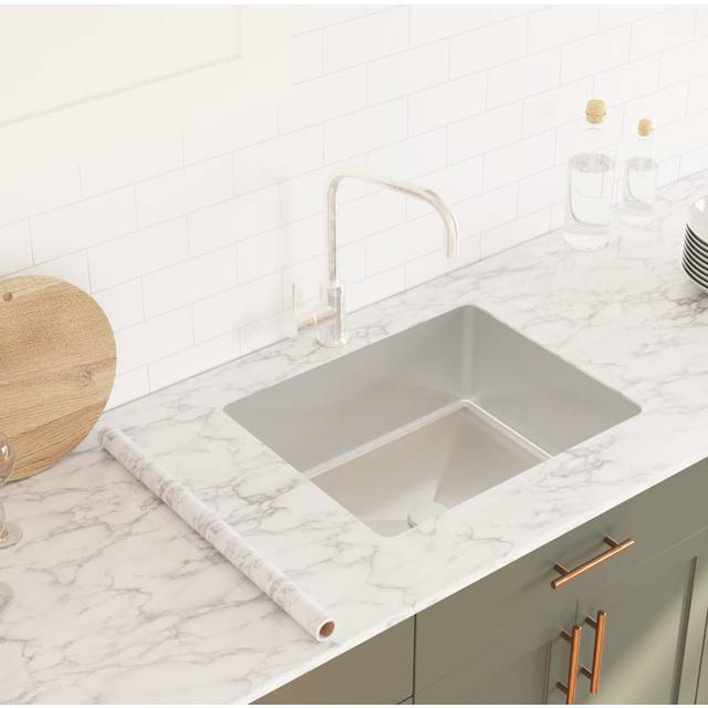 vidaXL Furniture Stickers Self-Adhesive Marble White 90x500 cm PVC