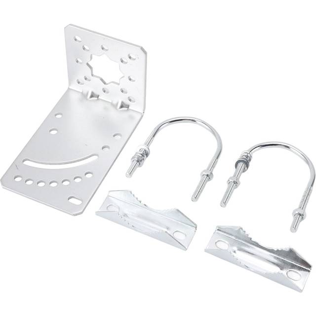 Pole Mount Bracket for Outdoor Antenna Iron Satellite Internet Antenna L Mounting Bracket for