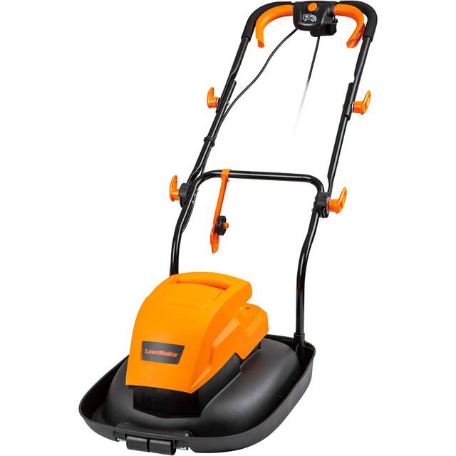 LawnMaster 33cm Hover Lawnmower | Powerful 1500W Motor | Lightweight easy to push mulching hovering mower. Non-Collect Traditional Hover | Collapses