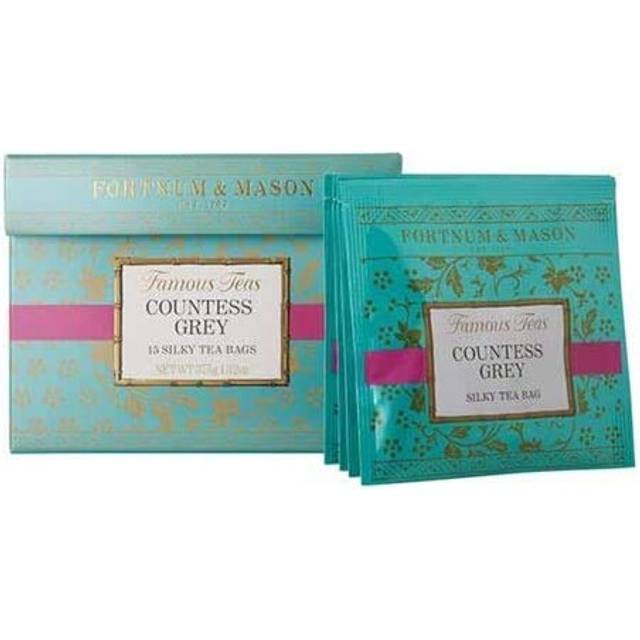 FORTNUM & MASON, Countess Grey, 15 Whole Leaf Silky Teabags