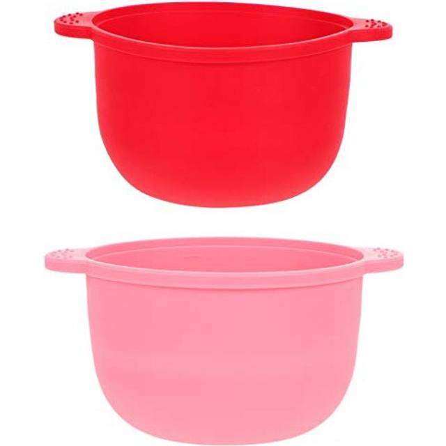 2pcs Silicone Waxing Bowl Wax Warmer Replacement Folding Silicone Wax Pot Hair Remover Machine for Hair Remover Machine Home Waxing