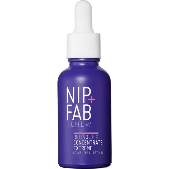 Nip+Fab Retinol Fix Concentrate Extreme 10% - Next-Generation Solution for Youthful Skin with Time-Release Complex, Bakuchiol, Peptides, and Hydration