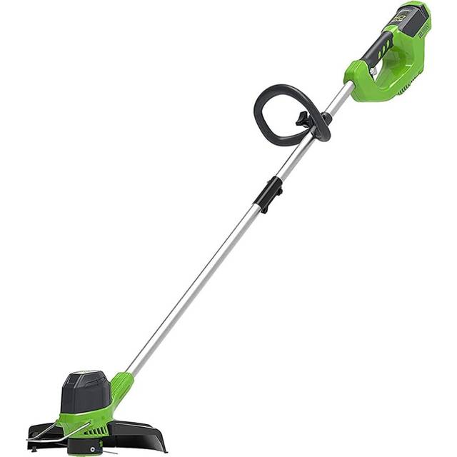 Greenworks 40V Cordless Strimmer for Medium Gardens, Adjustable Height, 30cm Cutting Width, Autofeed 1.65mm Nylon Line, WITHOUT 40V Battery & Charger,