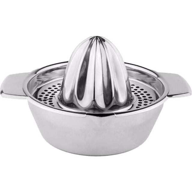 (As show, One size) Juicer Manual Squeezer Stainless Steel 304 Robust Hand Juicer Reamer Rotation Press, Dishwasher Safe