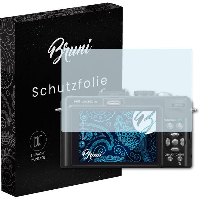 Bruni 2x Protective Film For Panasonic Lumix Dmc-lx5 Screen Protector