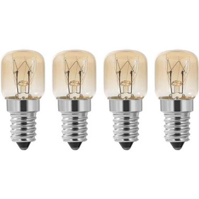Oven Bulb,4pcs E14 Oven 15w,oven Bulb, Clear Pygmy Oven Lamp,e143515