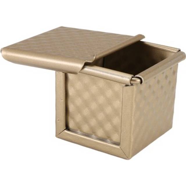 Square loaf pan with lid toast mold bread pan pullman loaf pan with cover8789