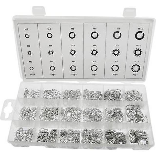 Locking Washers Shake Proof (star) Washers 720pc Ast10