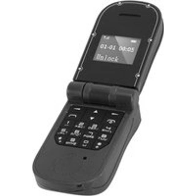 J30 Small Flip Phone GSM 2G 3G 4G SIM Card Messages Blacklist Unlocked Smallest Flip Cell Phone BT for IOS BT for Android Black