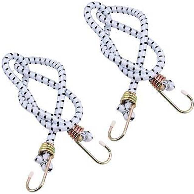 2pc 36 / 900mm Heavy Duty Bungee Cord Strap Tie Down Holder Metal Hooks