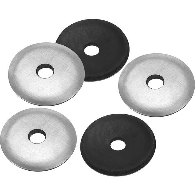 50pcs M6.3x30mm Galvanized Epdm Bonded Sealing Neoprene Rubber Washers Gasket