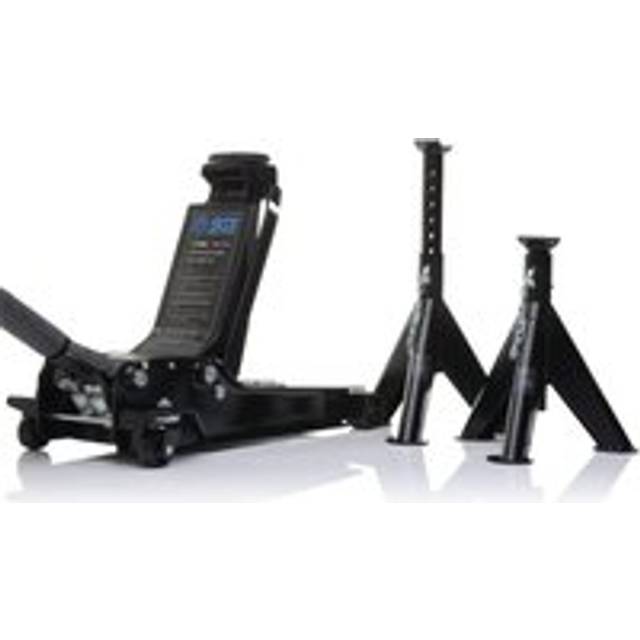 SGS 3 Tonne Low Profile Heavy Duty Garage Trolley Jack | 6 Tonne Axle Stands