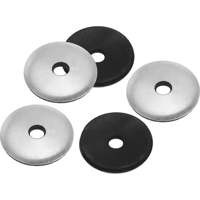 100pcs M5.5x25mm Aluminum Epdm Bonded Sealing Neoprene Rubber Washers Gasket