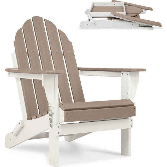 HDPE Outdoor All-Weather Folding Adirondack Chair