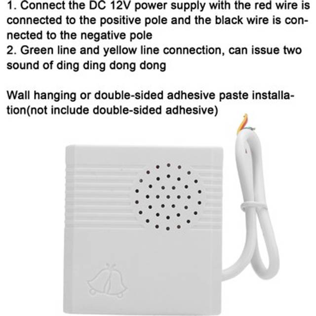 Dc 12v Wired Doorbell 4 Core Wire Access Control System For Hotel Househol Am