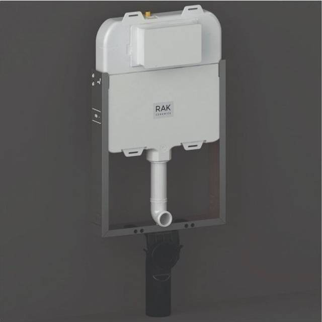 RAK Ceramics Ecofix Slimline Hidden Cistern | White | Metal | 500mm x 1000mm x 85mm
