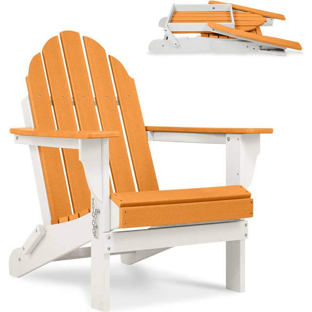 HDPE Outdoor All-Weather Folding Adirondack Chair