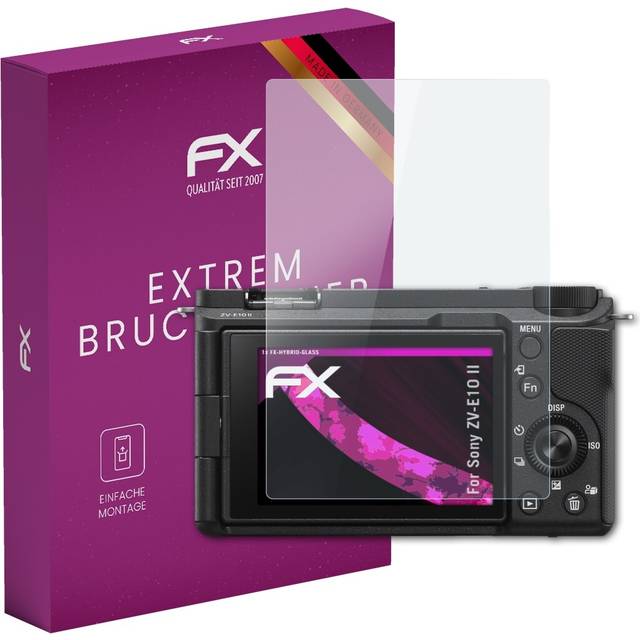 Atfolix Glass Protective Film For Sony Zv-e10 Ii Glass Protector 9h Hybrid-glass