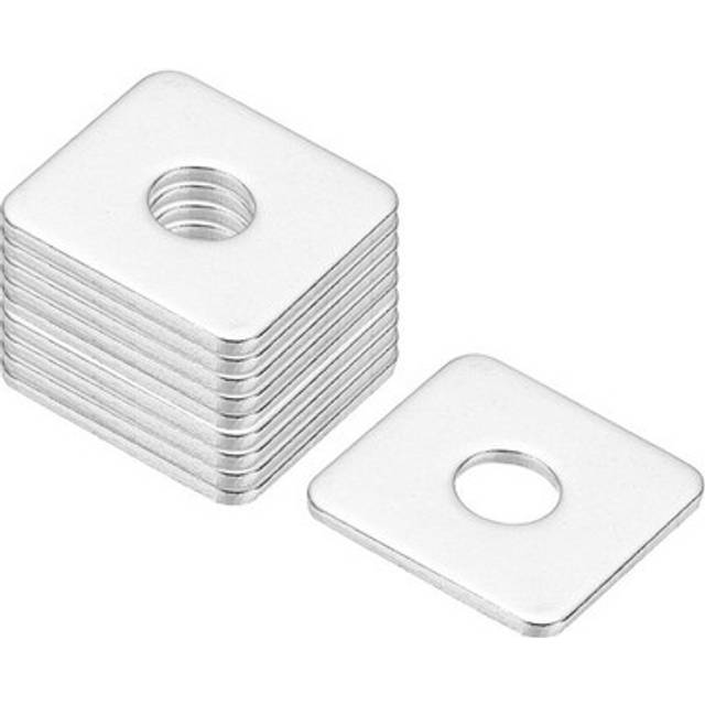 M8x25x2mm Square Washers, 36pcs Square Bearing Plate Washers Stainless Steel