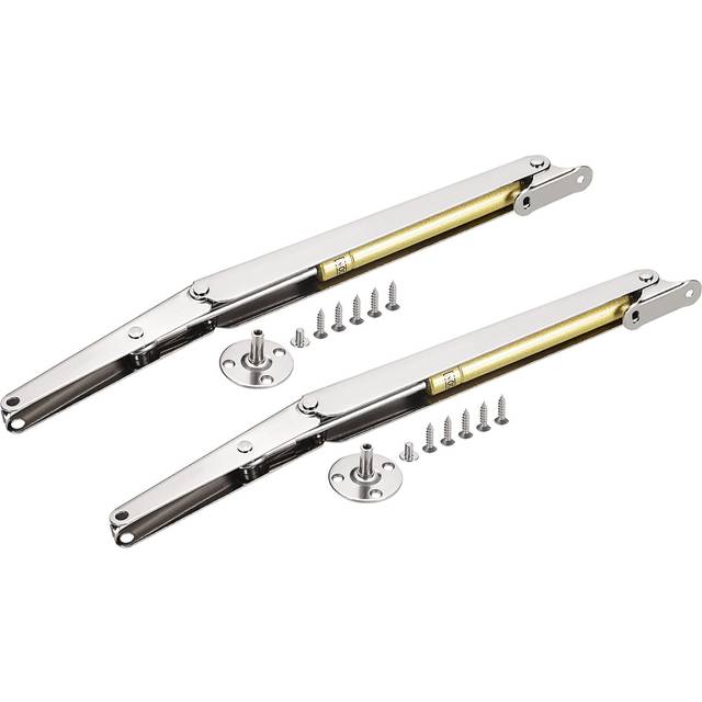 200n Gas Struts Soft Close Lid Support Hinges Automatic Random Stop Silver
