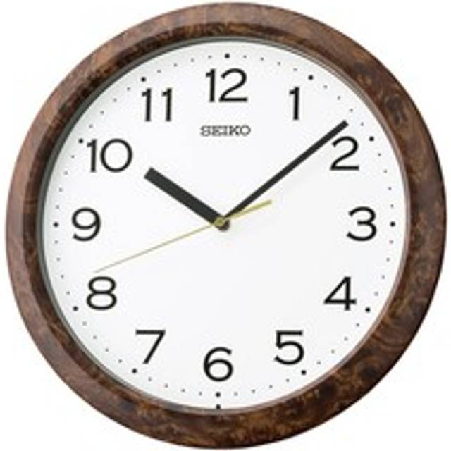 Seiko Timeless Dark Brown 32cm Wall Clock Qha014b