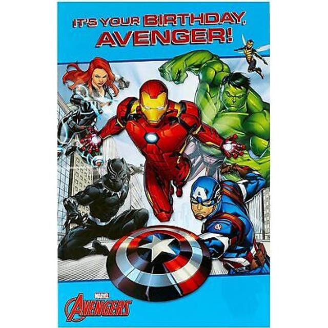 Birthday Card Marvel Avengers Birthday Card For Boys
