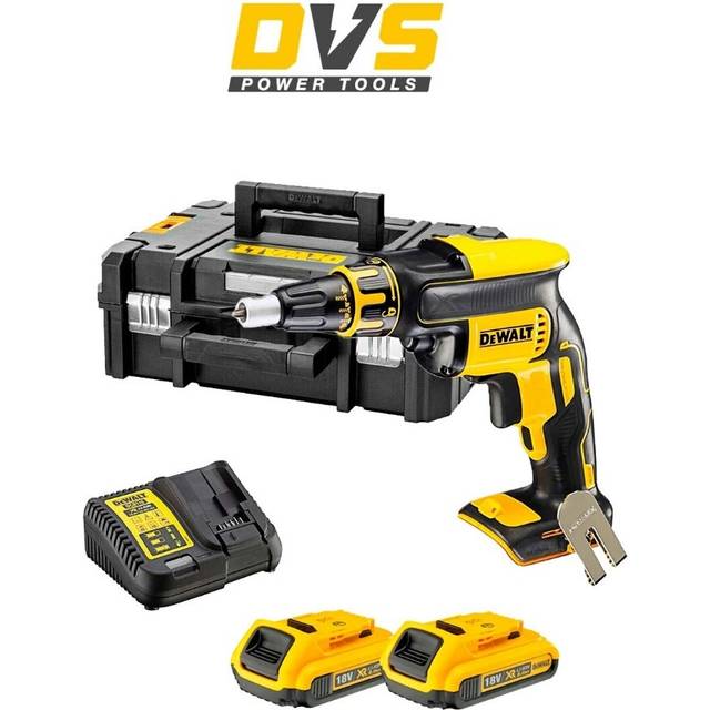 DCF620D2 Cordless 18V Brushless Drywall Screwdriver With 2x2.0Ah Batteries - Dewalt