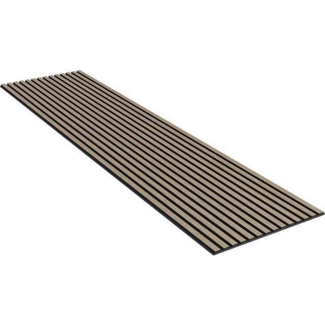 Charonda 60 cm x 240 cm Shiplap Wall Paneling in Natural (3&#39;&#39; H X 240cm H X 60cm W)