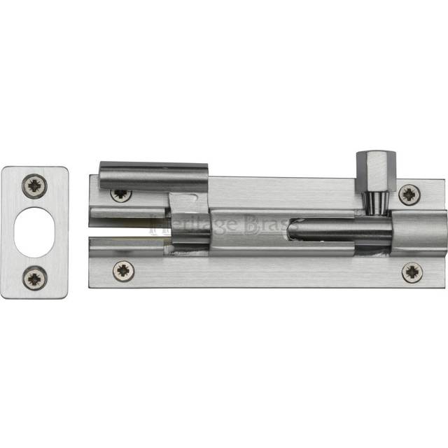 Heritage Door Bolt Necked - Antique Brass (10.16 cm H x 3.18 cm W)