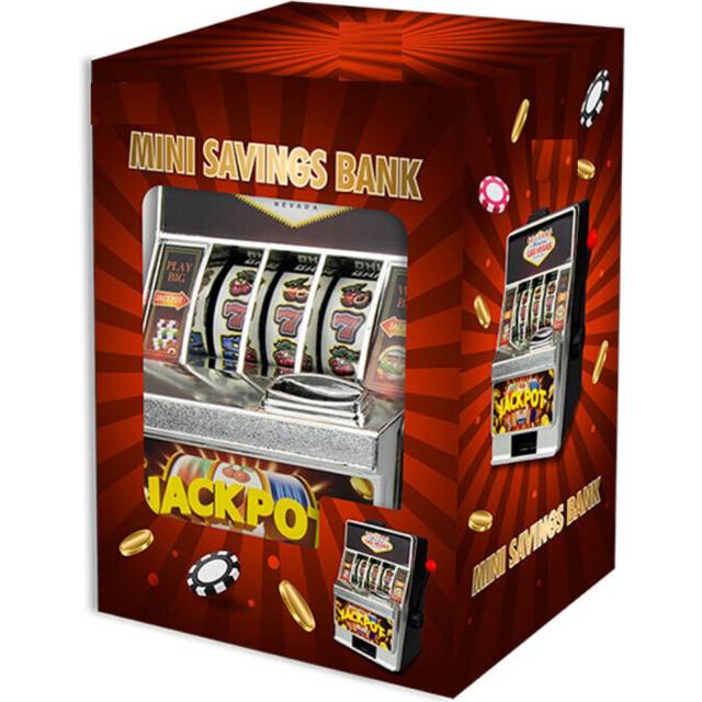 Mini Money Saving Box Savings Bank Slot Machine Design Gift for Kids