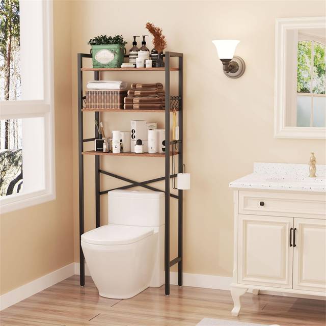 Azah 64cm W Metal Shelving Unit - Natural (165cm H X 64cm W X 24cm D)