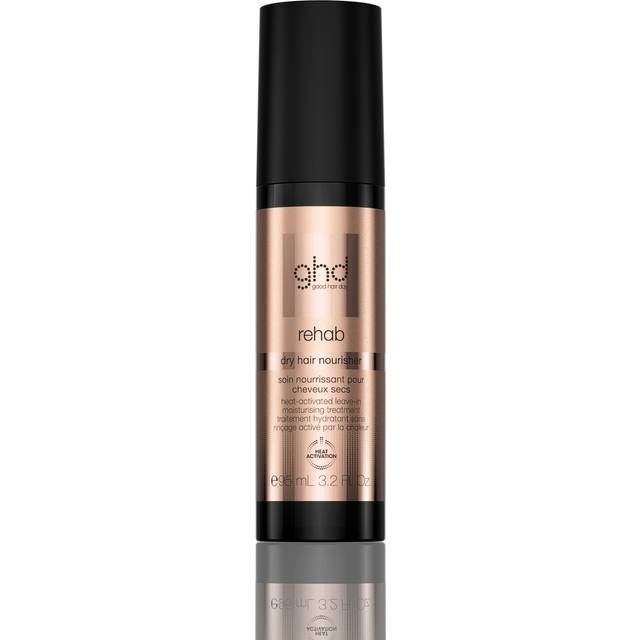 ghd Rehab Dry Hair Nourisher, Heat-Activated Leave-In Moisturising Treatment 95ml
