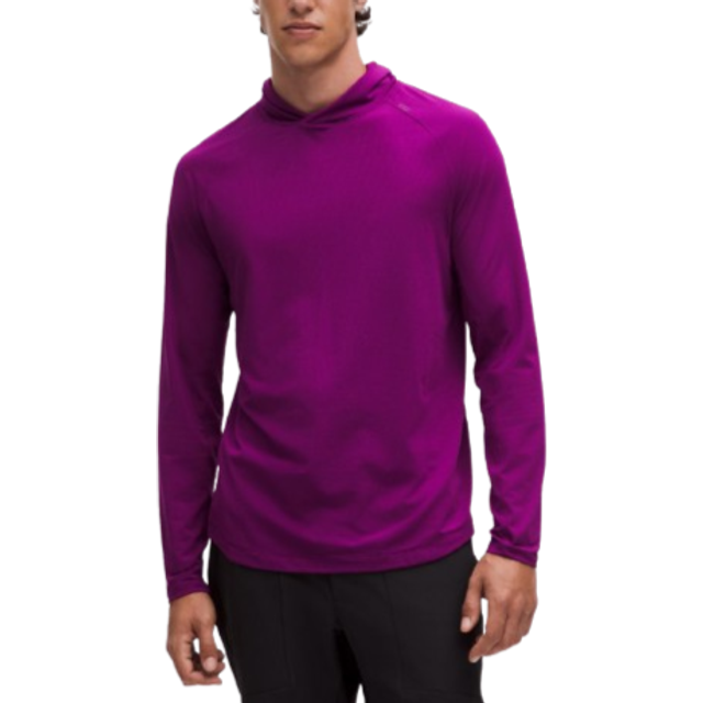 lululemon – Men's License to Train Hoodie – Color Purple – Size Small - Chilled Grape