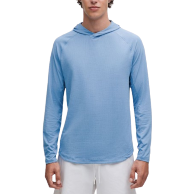 lululemon – Men's License to Train Hoodie – Color Blue – Size 6 - Pool Party - 2XL
