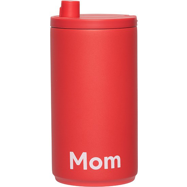 Design Letters Design Letters resemugg 35 cl Mom-Coral - Röd
