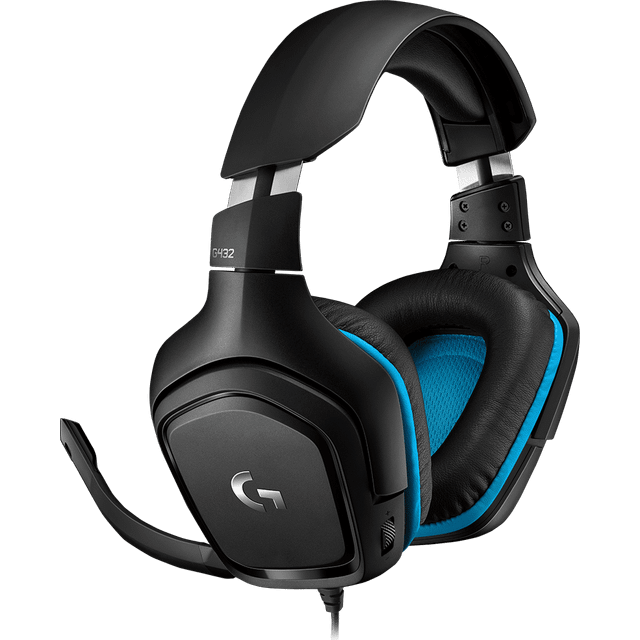 Logitech G 432 Gamingheadset med surroundljud