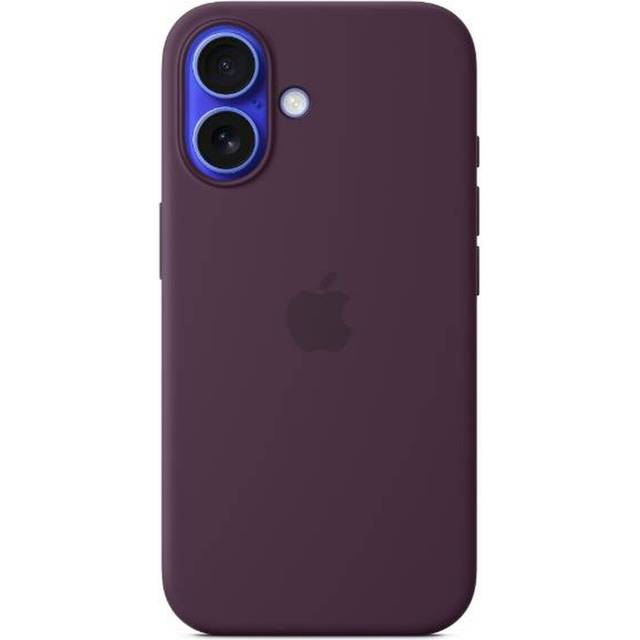 Apple iPhone 16 Plus Silicone Case with MagSafe for iPhone 16 Plus - Plum