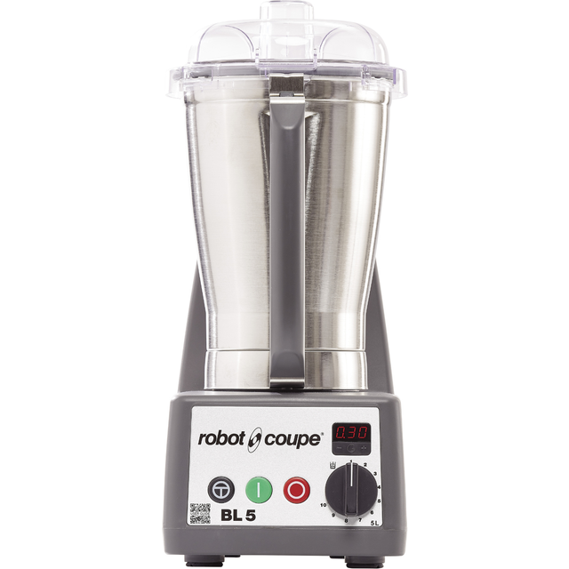 Robot Coupe BL5 Kitchen Blender 1200w - Large 5ltr Stainless Steel Bowl - 13 Amp Plug - Stainless steel