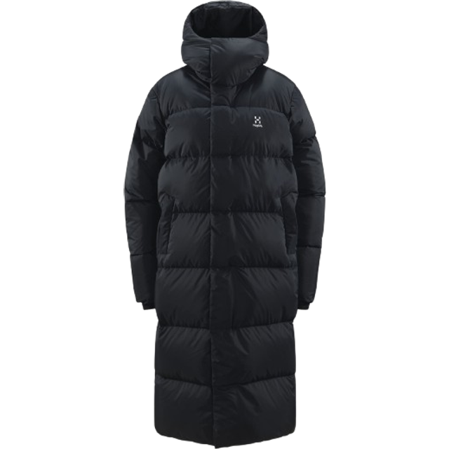 Haglöfs Long Down Parka Women - Parka - Dam True Black L