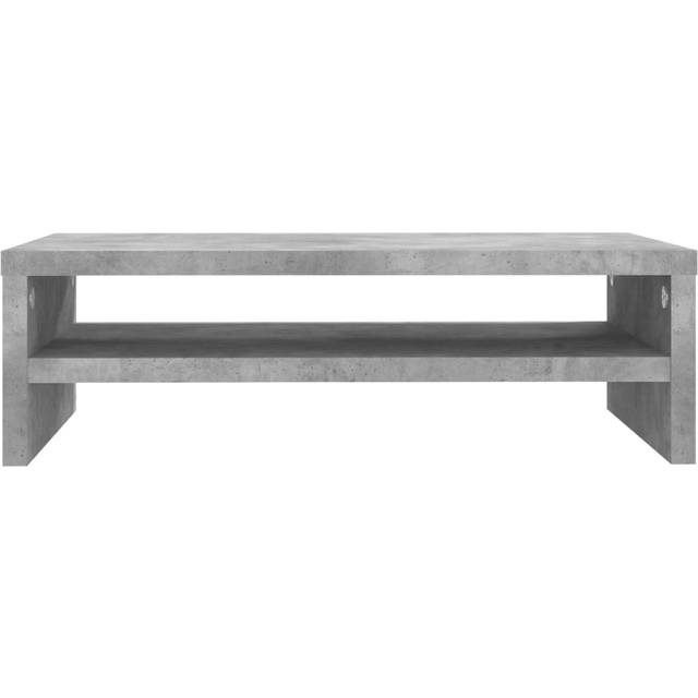 Vidaxl Monitor Stand Concrete Grey 42X24X13 Cm Engineered Wood, Grey