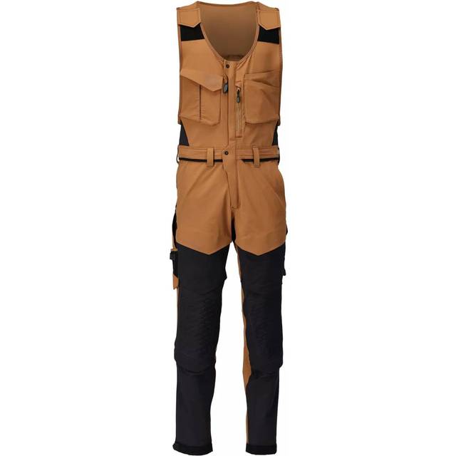 Mascot Workwear 22069 Combi suit with kneepad pockets Nut Brown/Black